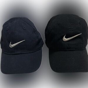 NIKE- Toddler hat bundle - Navy and Black Size 4-7